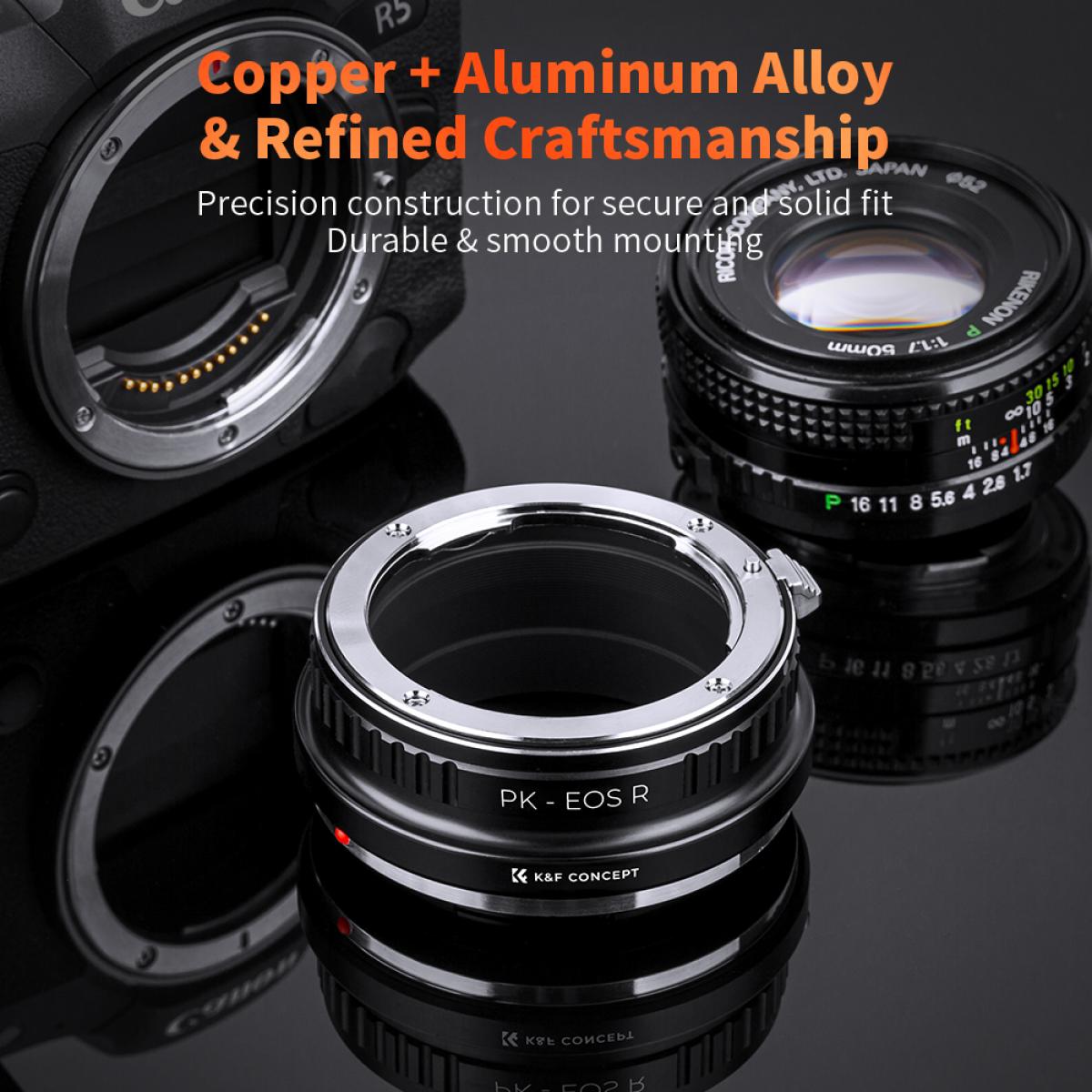 LENS ADAPTERS M17194 Pentax K Lenses to Canon RF Camera Mount Adapter