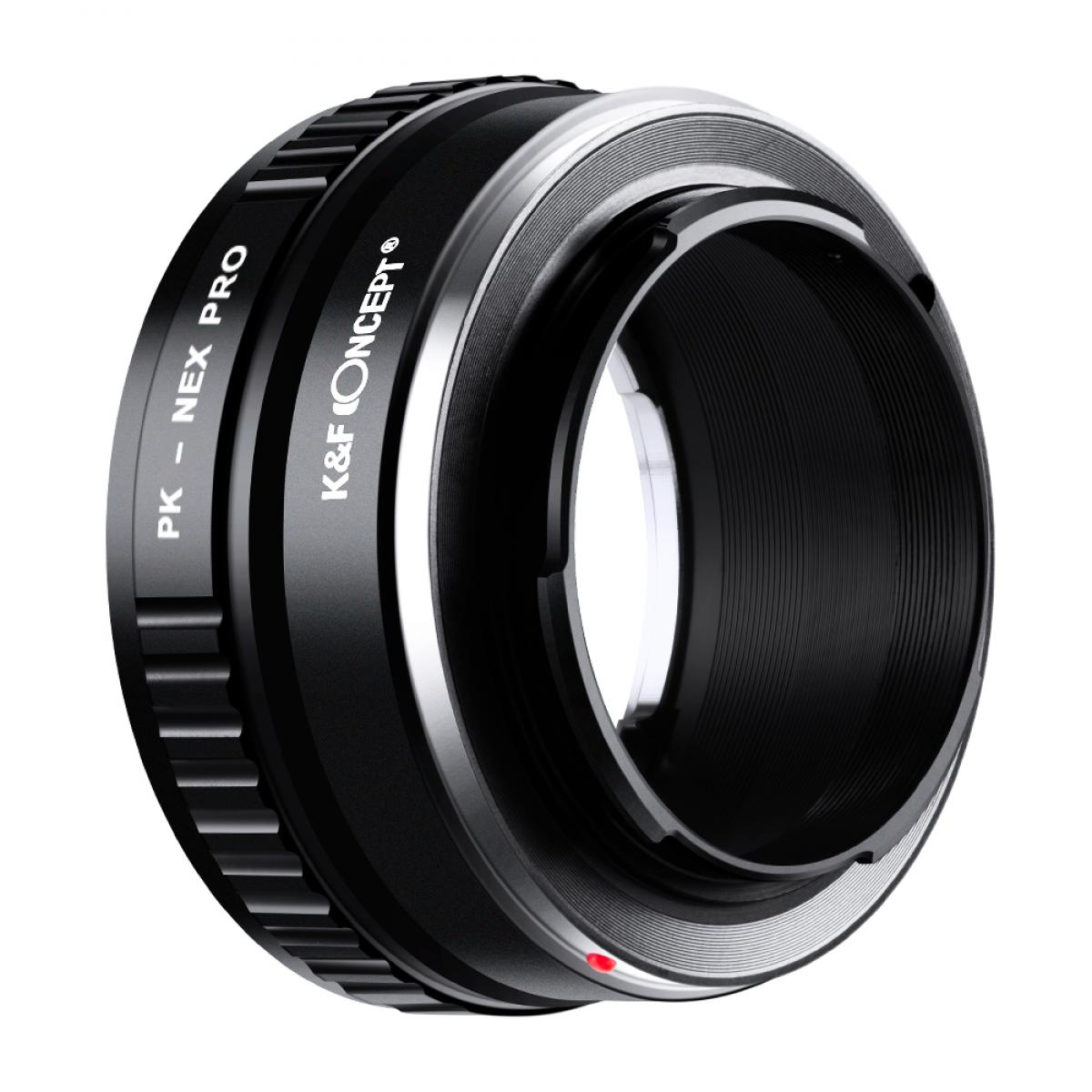 Adattatore da obiettivo Pentax PK a corpo macchina Sony FIT PRO per obiettivo K&F Concept