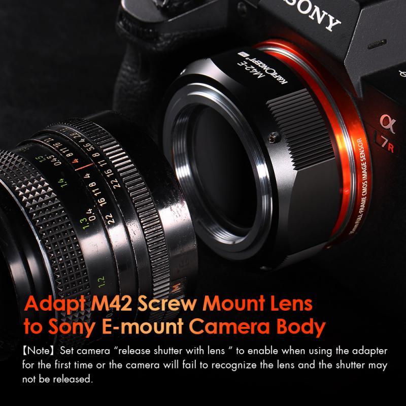 Lens adapter: Enabling compatibility between different camera lens mounts.