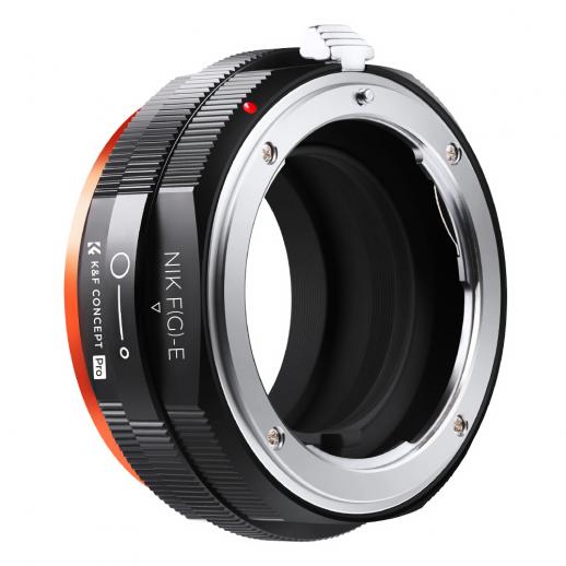 Lens Mount Adapter Compatible with Nikon G AF-S F AIS AI Lens and Compatible with Sony E Mount Camera Body 