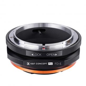 K&F Concept M13105 FD-NEX Adapter für Canon FD Objektiv auf Sony Alpha NEX E-Mount Kamera Hochpräziser Objektivadapter