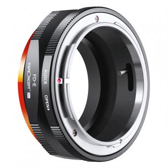K&F Concept M13105 Canon FD- NEX PRO，New in 2022 high precision lens adapter (orange)