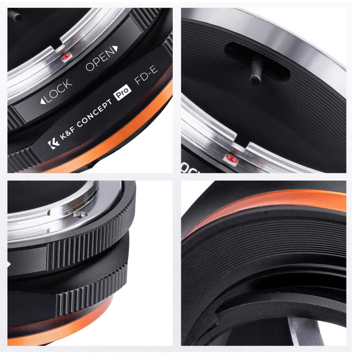 FD-NEX PRO Lens Adapter Handmatige Focus Compatibele Canon FD DSLR Lenzen voor Sony E Camera Lichaam