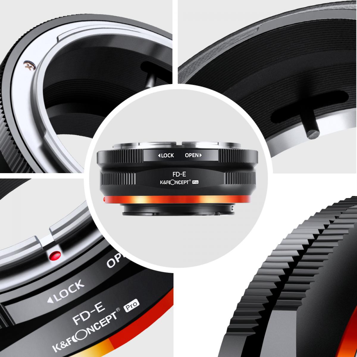 FD-NEX PRO Lens Adapter Handmatige Focus Compatibele Canon FD DSLR Lenzen voor Sony E Camera Lichaam
