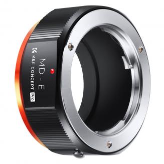 MD-E FIT PRO Bague d'adaptation Compatible avec Utiliser Objectifs MD sur Appareils Photo Sony E (Nex)