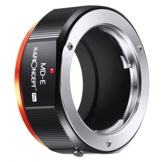 Updated MD to NEX Adapter, Manual Lens Mount Adapter Compatible with Minolta MD MC Mount Lens and Compatible with Sony E NEX Mount Camera Body 