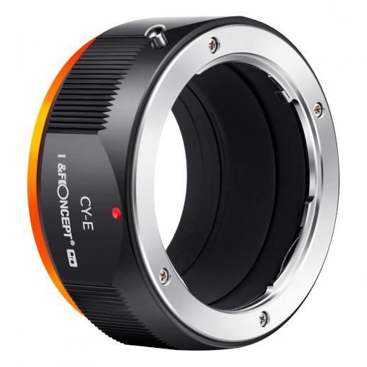 K&F M14105 C/Y-Nex Pro, новинка 2020 г., высокоточный адаптер для объектива (оранжевый)