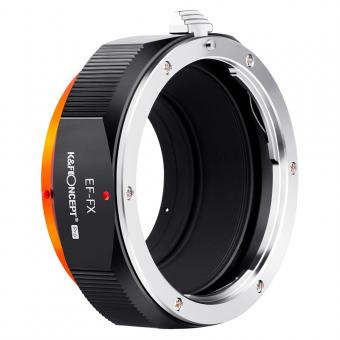  Manual Lens Mount Adapter Compatible with Canon EF/EF-S Mount Lens and Compatible with Fujifilm X-Series X Mount Mirrorless Camera Body 