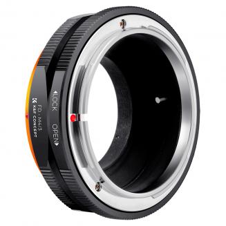 K&F Concept M13125 FD-M4/3 FIT PRO,New in 2022 high precision lens adapter (orange)