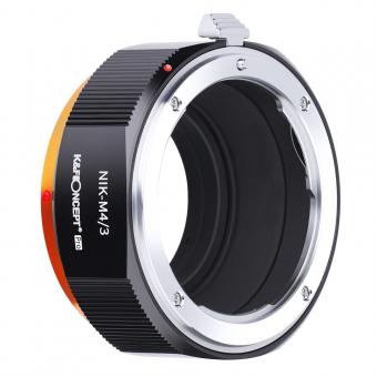 Adaptador de cámara Nikon AI F Mount Lens a Micro Four Thirds (MFT, M4/3) con barniz mate para Olympus Pen E-P1 P2 P3 P5 E-PL1 Panasonic Lumix GH1 2 3