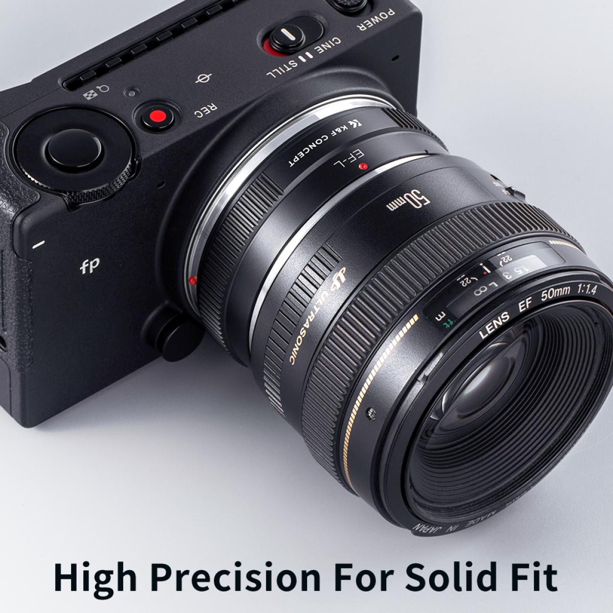 Canon EF50mm &Mount Adapter セット Ef To L Mount Adapter | Kentfaith - K&F Concept