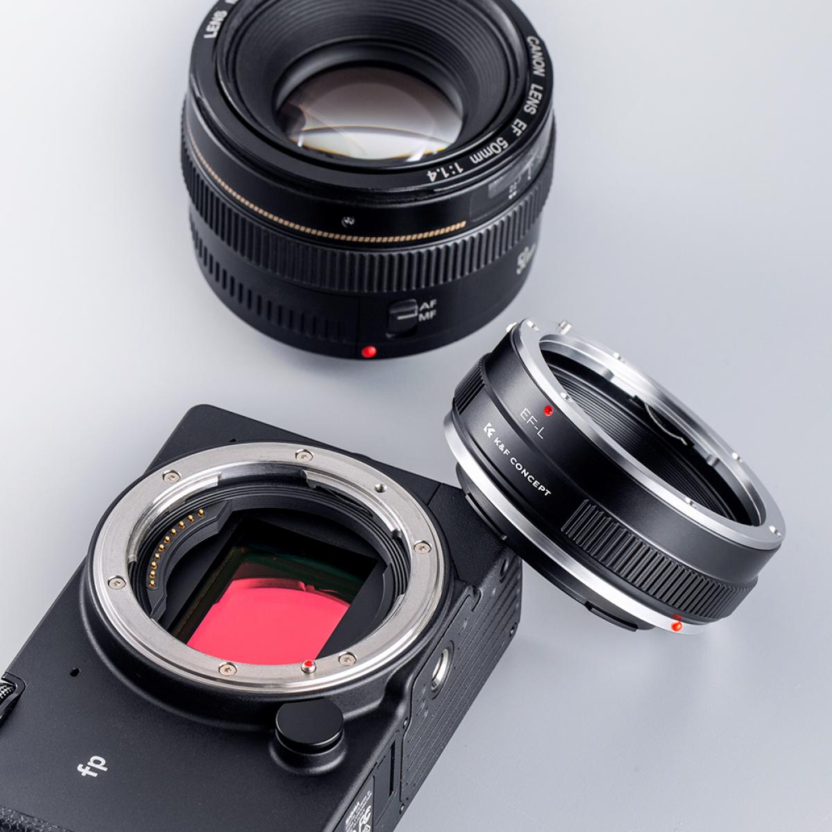 Adapter Canon EF Obiektyw do Leica L Mount Aparat