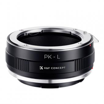 K&F Concept Bague d'Adaptation pour Objectifs Pentax K(PK) vers Appareils Photo Sigma, Leica, Panasonic à Monture L