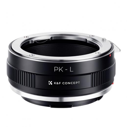 K&F Concept Concept Pentax K(PK) Objectif vers Sigma, Leica, Panasonic Adaptateur d'appareil photo à monture L