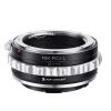 K&F Concept-adapter NIK(G)-FX for Nikon F-objektiv (G-type) til Leica SL T Sigma FP Panasonic L-fatning for digitale kamerahus