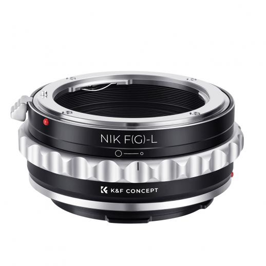 K&F Concept Переходник с объектива Nikon F (G-Type) на камеру Sigma, Leica, Panasonic с байонетом L