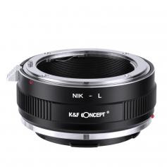 Nikon F-mount objektiv till Sigma, Leica, Panasonic L-mount kamera adapter