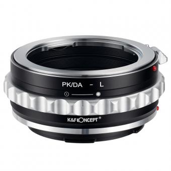Lente Pentax K(PK/DA) de enfoque manual PK/DA-L a adaptador de montura de lente de cuerpo de cámara con montura L