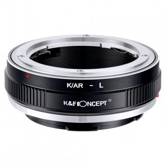 K/AR-L Lente Konica AR de enfoque manual a cuerpo de cámara con montura L Adaptador de montura de lente