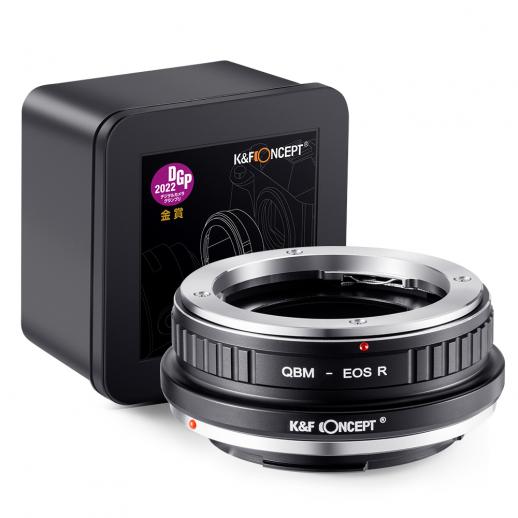 Lente Rollei (QBM) para adaptador de lente de alta precisão para câmera de montagem RF da Canon, QBM-EOS R