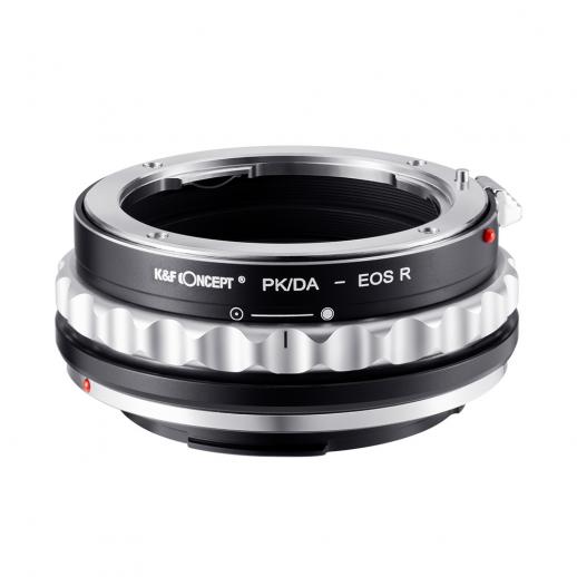Lente Pentax (PK/DA) para Adaptador de Lente de Alta Precisão de Câmera de Montagem RF Canon, PK/DA-EOS R