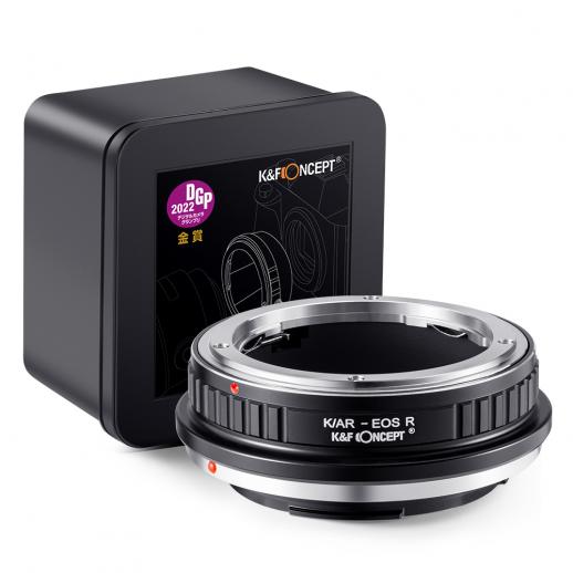 Adaptador de lente de alta precisão para câmera de montagem RF da série Konica, K/AR-EOS R