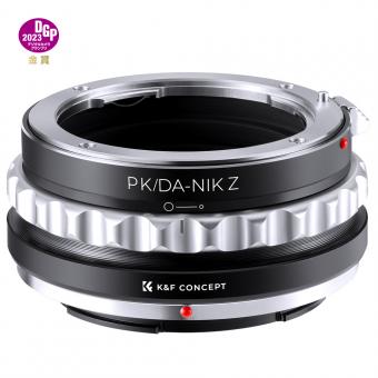 Lente Pentax (PK/DA) a Nikon Z Series Mount Camera Adaptador de lente de alta precisión, PK/DA-NIK Z
