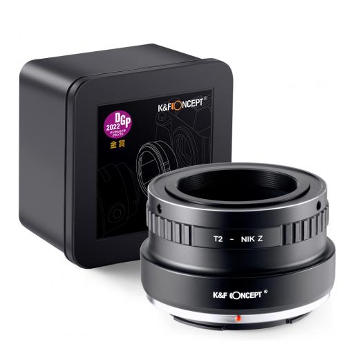 Объективы серии T2 для установки на фотокамеру серии Nikon Z Высокоточный адаптер для объектива, T2-NIK Z
