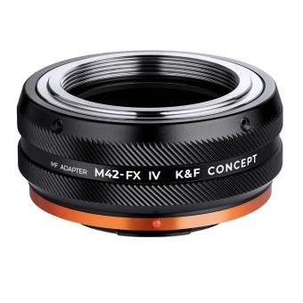 Lente de la serie M42 a cámara con montura Fuji X Series M42-FX IV PRO Adaptador de montura de lente de concepto K&F de alta precisión