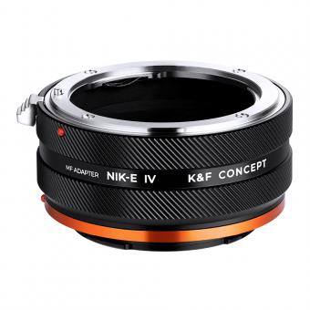 Adaptateur de Monture d'Objectif Haute Précision pour Objectif Nikon Série F vers Appareil Photo Sony Série E, NIK-E