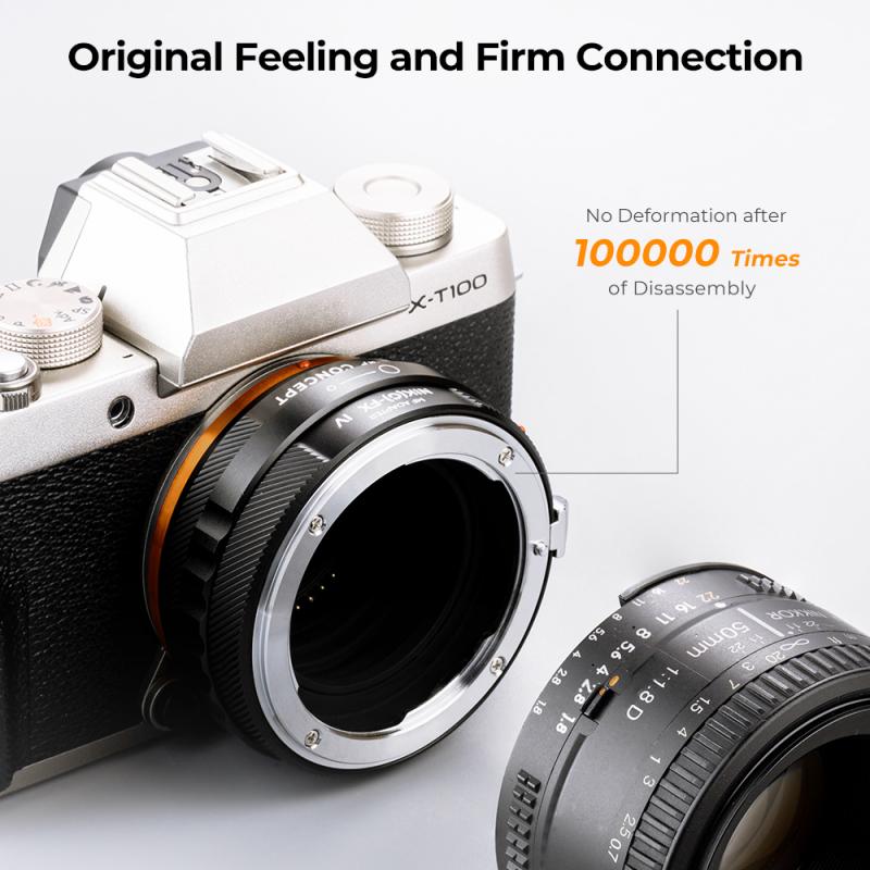 Nikon F-mount: Standard mount for Nikon SLR and DSLR cameras.