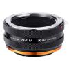 K&F Concept Pentax K Lens Mount para Sony E Camera Body Body Adapter Ring, laca fosca, PK-E IV PRO