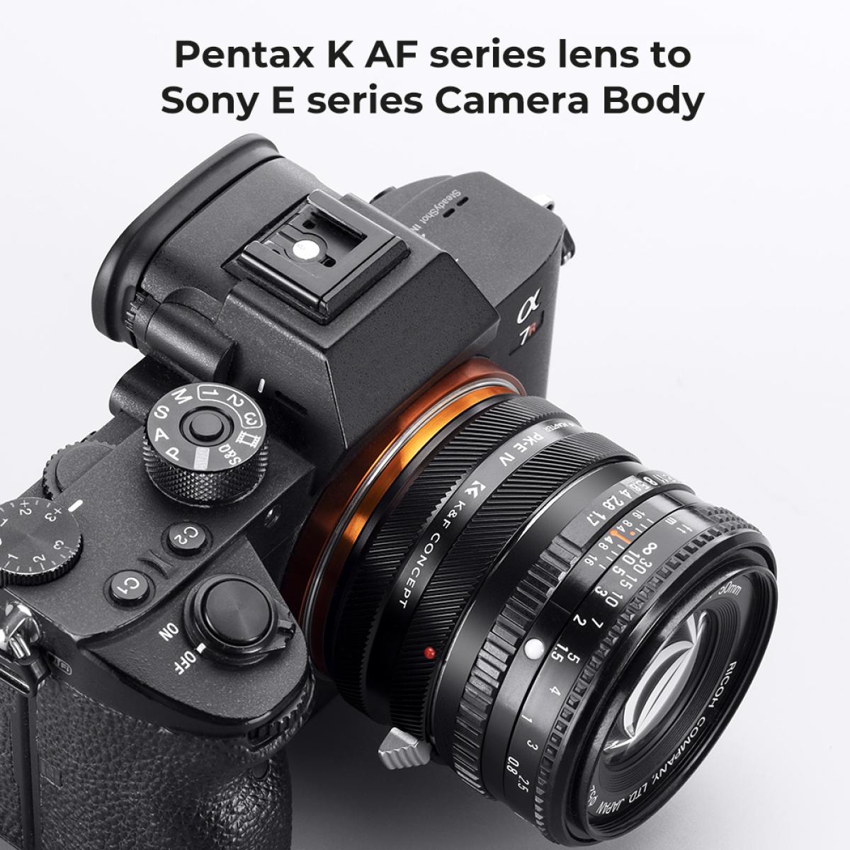 Adattatore Lente Pentax K To Canon R - Gobe, Alluminio, Per Fotocamere Mirrorless