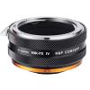 K&F Concept Nikon F Lens Mount para Fuji X Camera Body Body Adapter Ring, verniz fosco, NIK-FX IV PRO