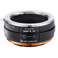 K&F Concept MAF-NEX Manueller Adapterring FIT ART, Kompatibel mit Minolta AF/Sony Alpha A Serie Objektiv an Sony-E NEX Mount Kameragehäuse mit Mattlack Design