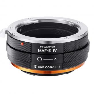 K&F Concept MAF-NEX FIT ART Lens Mount Adapter Manueller Fokus Kompatibel mit Minolta AF/Sony Alpha A Serie Objektiv an Sony-E NEX Mount Kameragehäuse mit Mattlack-Design