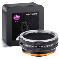 EF/EF-S auf FX FIT ART Objektivhalterungsadapter mit Blendensteuerungsring, kompatibel mit Objektiven der Canon-n EF&EF-S-Serie und kompatibel mit Fujifilm Fuji X-Series X FX-Mount-Kameras