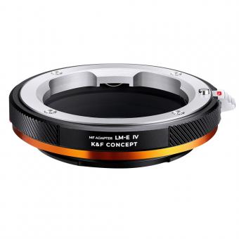 Anillo adaptador K&F Concept Leica M Lens Mount to Sony E Camera Body, laca mate, L/ME IV PRO