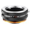 K&F Concept Minolta (SR / MD / MC) Montagem de lente no anel adaptador do corpo da câmera Fuji X, verniz fosco, MD-FX IV PRO