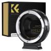 K&F Concept EF til EOS M-adapter, autofokus-linsemonteringsadapter for Canon EF EF-S-objektiv og Canon EOS M-monteringskameraer