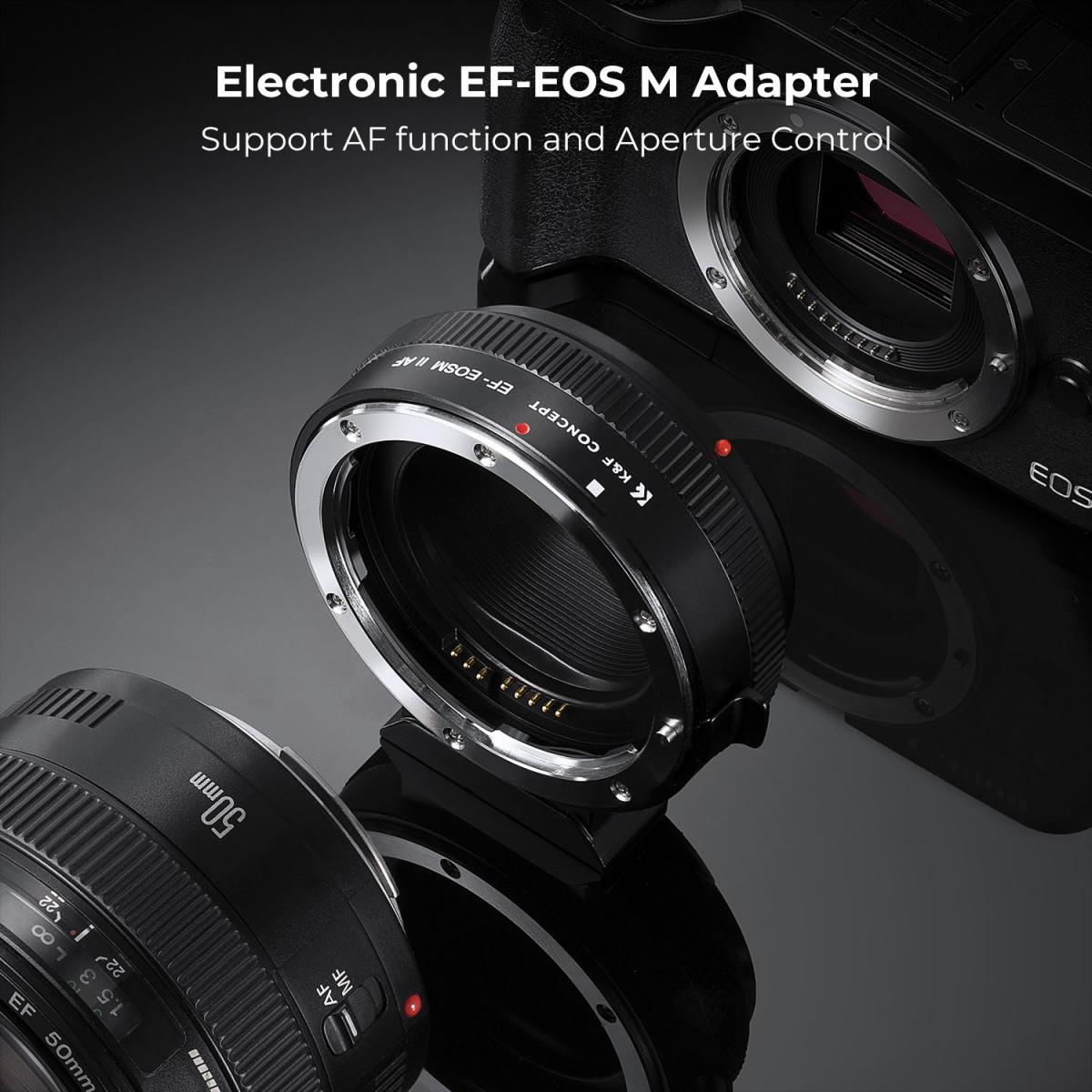 Adapter Für Ef Objektive Ef Eos M Adapter Für Objektive (Ef-M) | K&F Concept - KENTFAITH