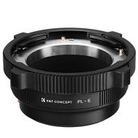 K&F Concept PL-E Adattatore per obiettivo, convertitore per obiettivo PL compatibile con adattatore per attacco Sony E/NEX K&F Concept PL-E Adattatore per obiettivo, convertitore per obiettivo PL compatibile con adattatore per attacco Sony E/NEX