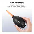 K&F Concept Lens Air Blower, pompa d'aria con bulbo in gomma, soffiatore per polvere, pulitore, con ugello lungo per telefono cellulare, tablet, sensori per obiettivi di fotocamere, tastiera, telescopi
