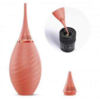 K&F Concept Bellows Camera Power Bellows Cleaning Equipped with Long Spouts with Soft Silicone Tip of Lens, Camera, Sensor, DSLR, Keyboard, Optics, Pink