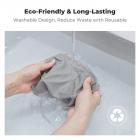 Ściereczki czyszczące K&F Concept Premium z mikrofibry, ściereczki do czyszczenia obiektywów aparatów, okularów, ekranów, aparatów, tabletów – nadające się do prania, 6 sztuk, 6 x 7 cali (15 x 18 cm)