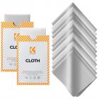 Panni per la pulizia in microfibra K&F Concept Premium, panni per la pulizia di lenti di fotocamere, occhiali, schermi, fotocamere, tablet - Lavabili, confezione da 12, 15 x 18 cm