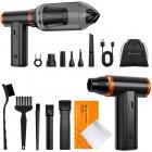 K&F Concept Elektrikli Basınçlı Hava Toz Alma Makinesi - 300.000 RPM Elektrikli Süpürge, 3 Vites Ayarlanabilir, Süper Rüzgar Gücü, Derin Bilgisayar Temizliği, Klavye, Araba, Ev ve Dış Mekan İçin Şarj Edilebilir Fırçasız Motor