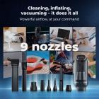 K&F Concept Elektrikli Basınçlı Hava Toz Alma Makinesi - 300.000 RPM Elektrikli Süpürge, 3 Vites Ayarlanabilir, Süper Rüzgar Gücü, Derin Bilgisayar Temizliği, Klavye, Araba, Ev ve Dış Mekan İçin Şarj Edilebilir Fırçasız Motor