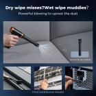 K&F Concept Elektrikli Basınçlı Hava Toz Alma Makinesi - 300.000 RPM Elektrikli Süpürge, 3 Vites Ayarlanabilir, Süper Rüzgar Gücü, Derin Bilgisayar Temizliği, Klavye, Araba, Ev ve Dış Mekan İçin Şarj Edilebilir Fırçasız Motor