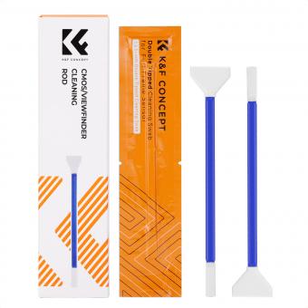 K&F Concept 2-in-1 24mm Full Frame Sensor Cleaning Swab & Viewfinder Cleaning Swab, DSLR SLR Digital Camera CMOS and CCD Sensor Cleaning Swab Kits for Nikon Sony Canon Camera Clean